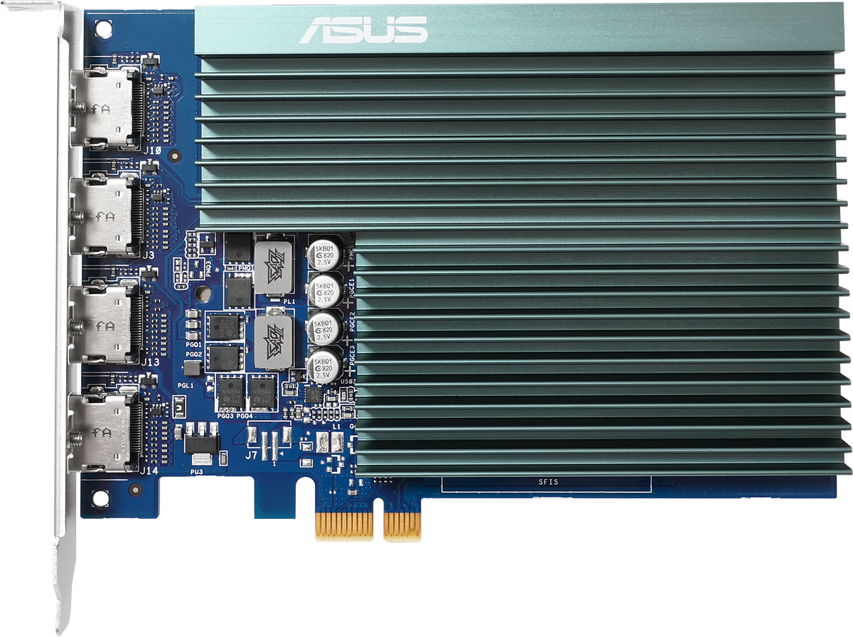 Видеокарта Asus GT730-4H-SL-2GD5 NVIDIA GeForce GT 730 2Gb GDDR5 902/5010 HDMIx4 HDCP Ret