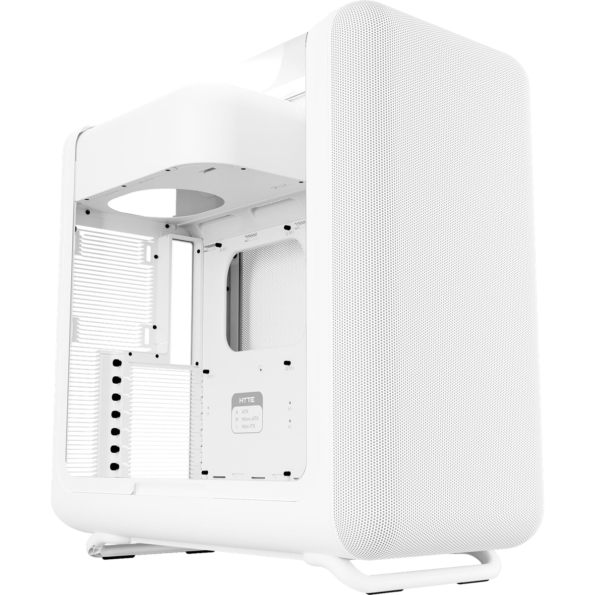 Корпус без блока питания/ Case HYTE X50, Midi-Tower, TG, no fans, 2xUSB-A 3.2, 1xUSB Type-C, E-ATX, ATX, mATX, mITX White Snow
