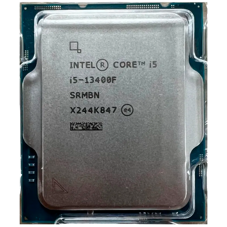 Центральный Процессор Intel Core i5-13400F OEM (Raptor Lake, Intel 7, C10(4EC/6PC)/T16, Base 1,80GHz(EC), Performance Base 2,50GHz(PC), Turbo 4,60GHz, Max Turbo 4,60GHz, Without Graphics, L2 9.5Mb, Cache 20Mb, Base TDP 65W, Turbo TDP 148W, S1700)