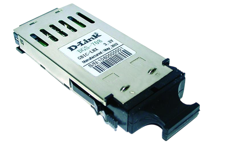 Трансивер/ 1-port GBIC Gigabit Ethernet Module, Single-mode fiber, LX dist. (up to 80km), support 3.3V