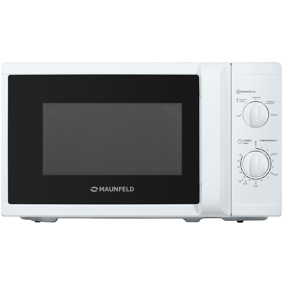 Микроволновая печь MAUNFELD/ Микроволновая печь MAUNFELD MFSMO.20.7WH, мощность 1050 Вт, объем 20 л, 5 режимов, галогеновое освещение, цвет белый