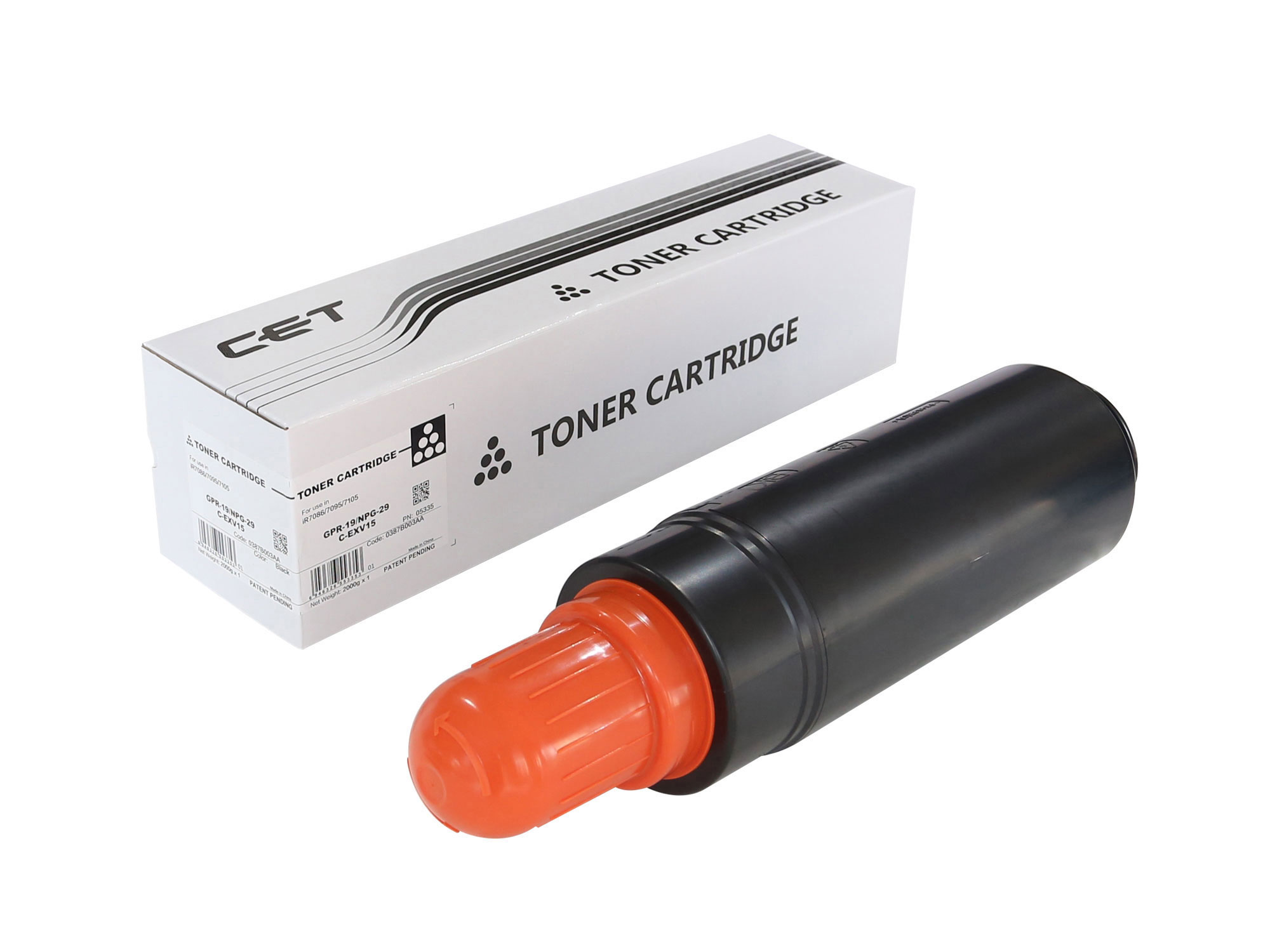 Тонер-картриджи Тонер-картридж (CPP) C-EXV15 для CANON iR7086/7095/7105 (CET), 2000г, 47000 стр., CET5335