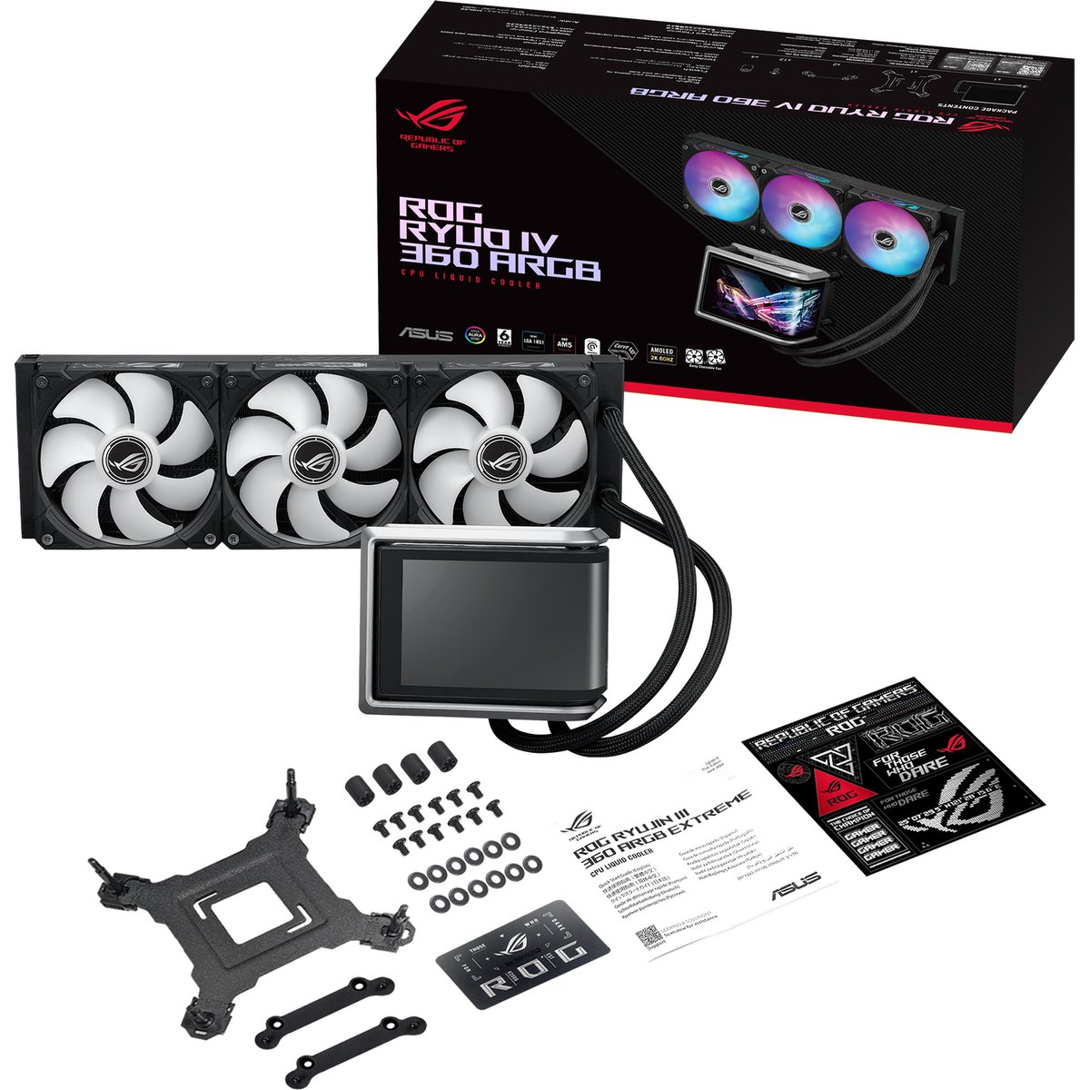 Система охлождения ASUS ROG RYUO IV 360 ARGB/ ASUS ROG RYUO IV 360 ARGB