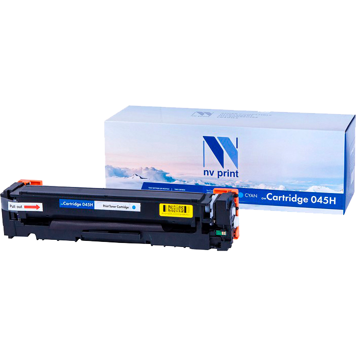 Картридж лазерный NVPrint совместимый NV- 045H Cyan для Canon i-SENSYS LBP611Cn/LBP613Cdw/MF631Cn/MF633CDW/MF635Cx (2200k)