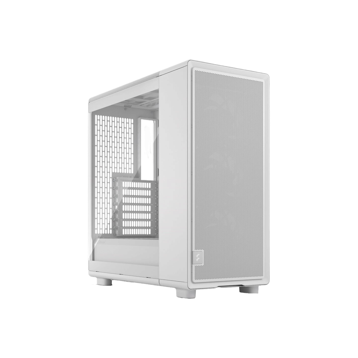 Корпус ПК без блока питания/ Case Fractal Design Epoch TG Clear Tint, Midi-Tower, 3x120mm, 2xUSB-A 3.2 + 1xUSB 3.2 Type-C ATX, mATX, mITX, White