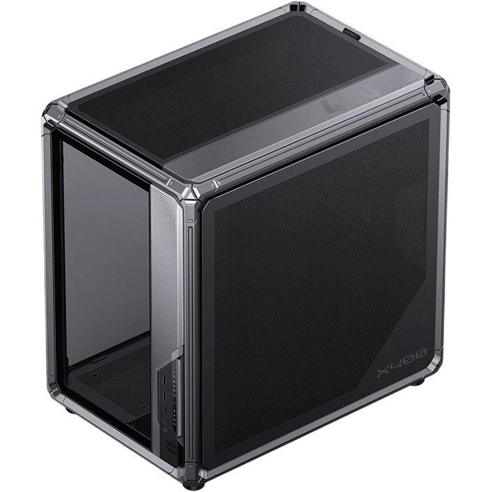 Корпус без блока питания/ Case JONSBO X400, Midi-Tower, TG, no fan, 2xUSB-A 3.0 + 1xUSB-C 3.2, ATX, mATX, mITX Grey