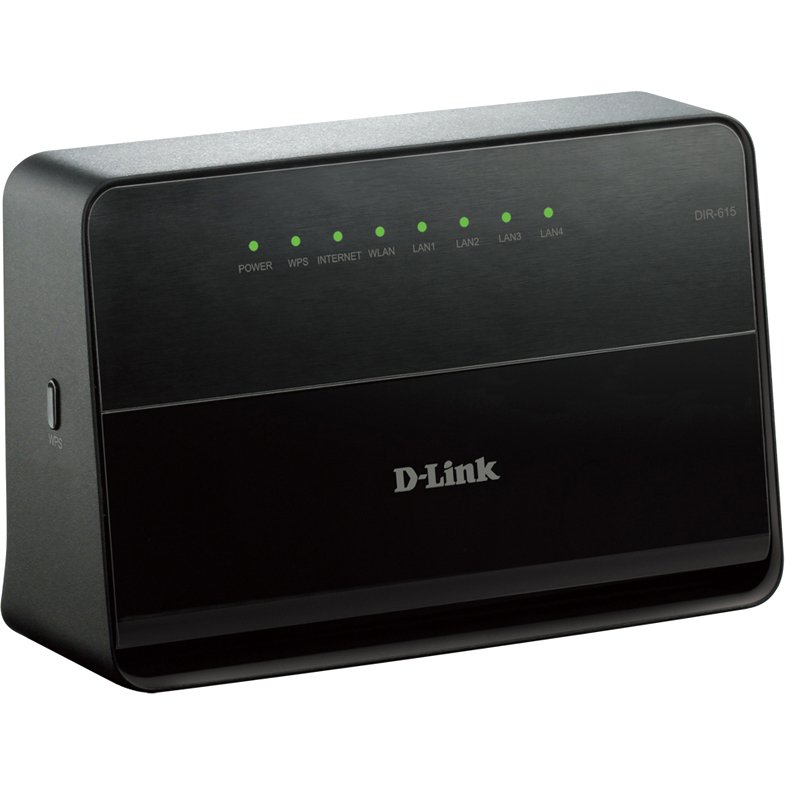 маршрутизатор/ DIR-615/A,DIR-615/A/N1A Wireless N300 Router with 1 10/100Base-TX WAN port, 4 10/100Base-TX LAN ports.