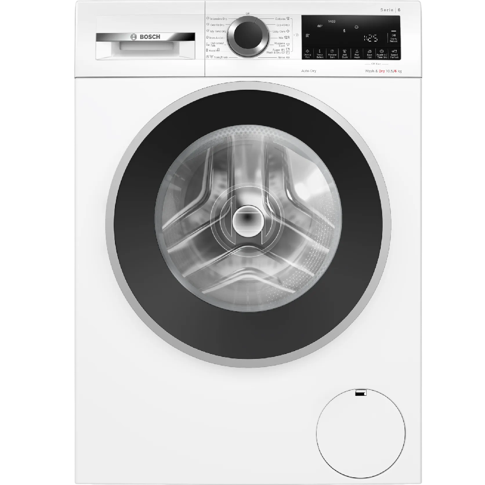 Стирально-сушильная машина Bosch WNA25401ME, 10/6 кг, 1400 об/мин, белый
