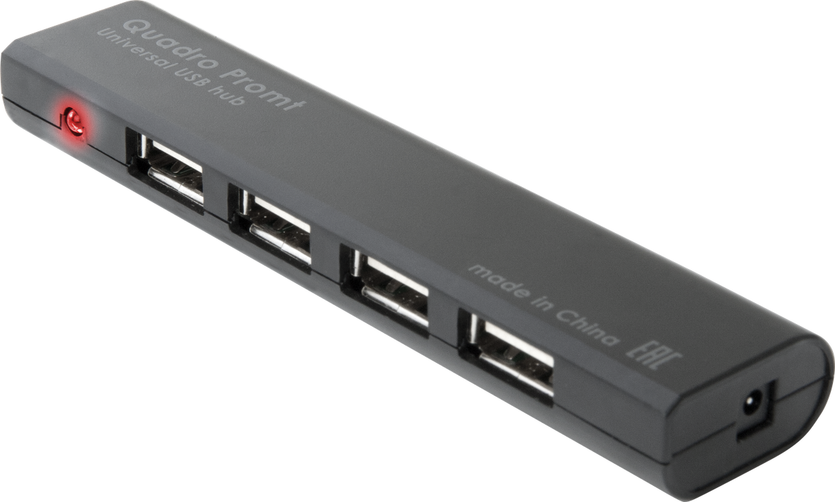 (Из ремонта, рабочий, гарантия 7 дней) USB-концентратор Defender Quadro Promt, USB 2.0, USB, USB