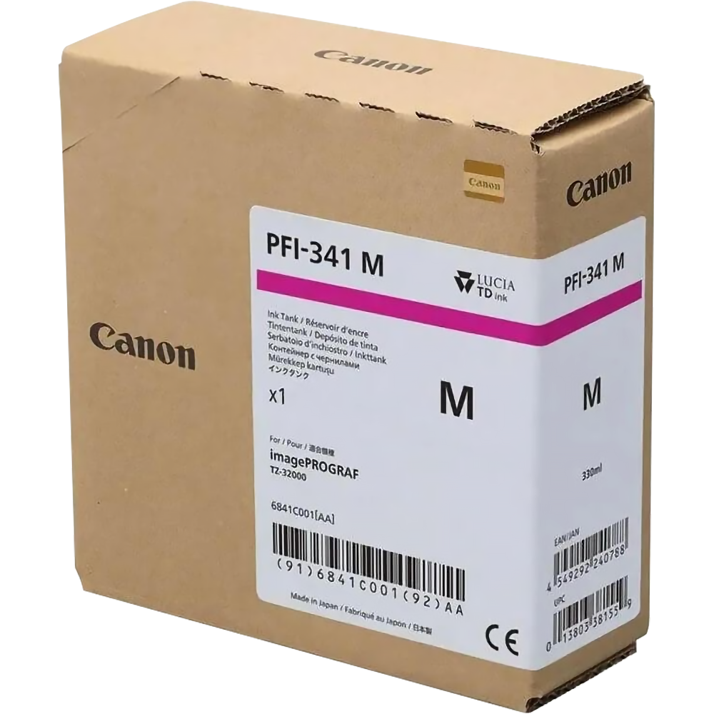 Картридж струйный Canon PFI-341 Magenta
