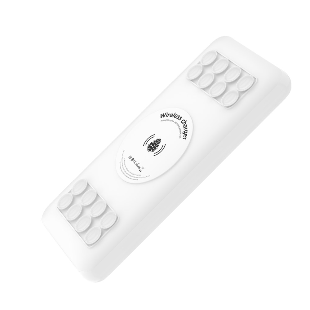 GCR PRO PowerBank на 10000mAh беспроводная зарядка Qi с креплением 15W + QC 3.0 + PD 20W, белый