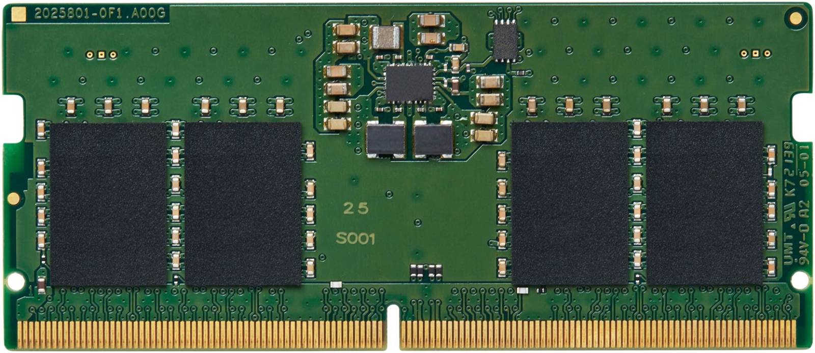 Память оперативная/ Kingston 8GB 4800MT/s DDR5 Non-ECC CL40 SODIMM 1Rx16 [KVR48S40BS6-8]