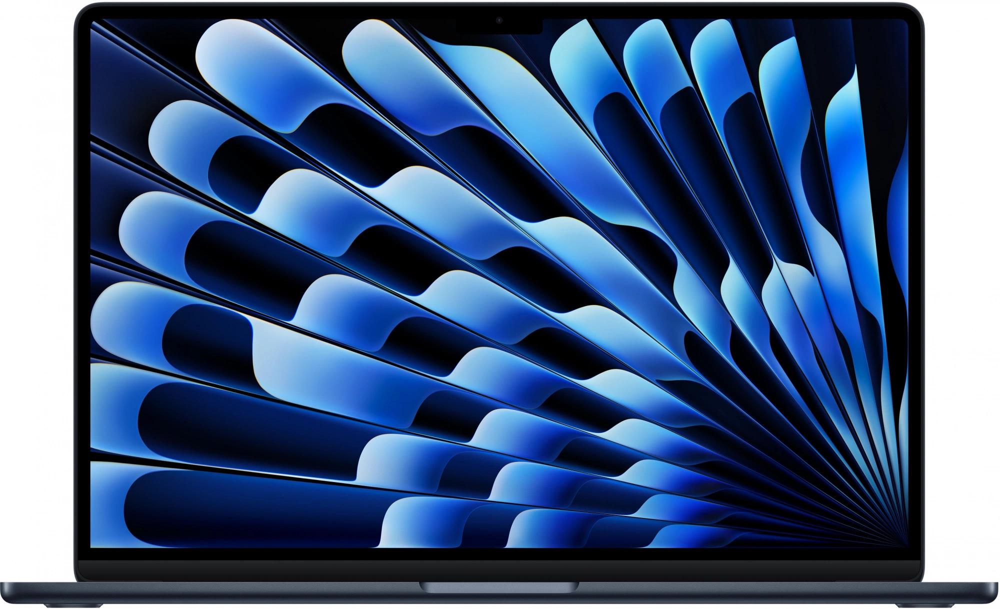 Ноутбук Apple MacBook Air A3241 M4 10 core 24Gb SSD512Gb/10 core GPU 15.3" Liquid Retina (2880x1864) macOS midnight WiFi BT Cam (MC6L4HN/A)