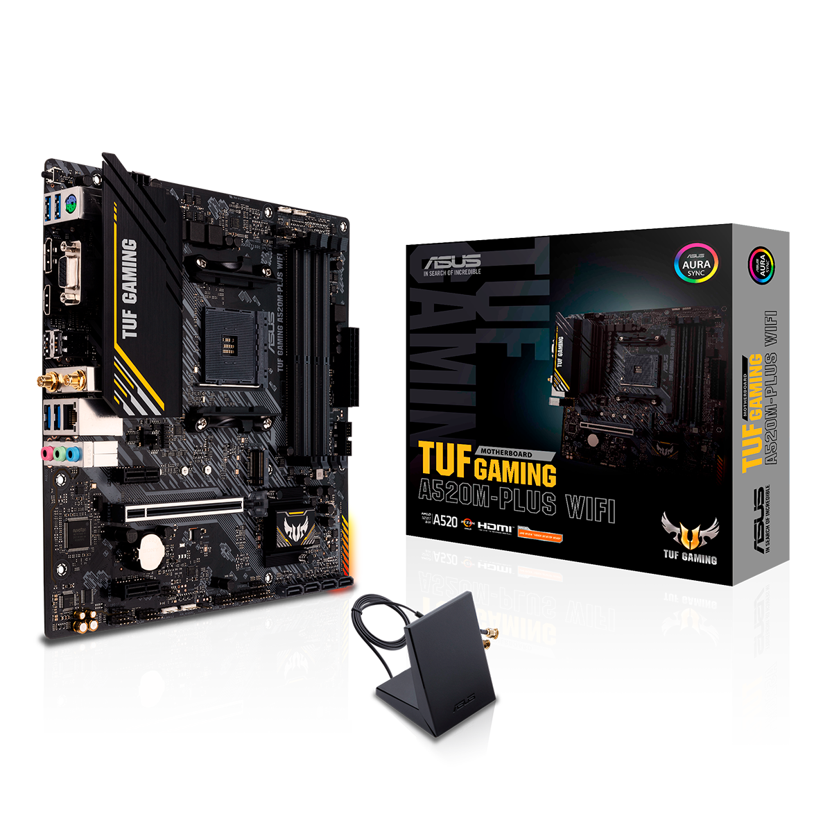 Материнская плата/ TUF GAMING A520M-PLUS WIFI
