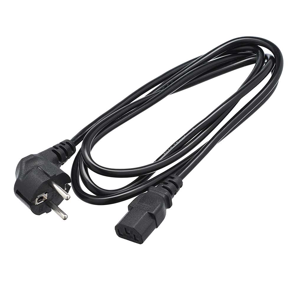 Кабель питания/ Кабель питания GoPower евровилка CEE 7/7-C13 (f) 3.0м ПВХ 0.75мм черный (1/10/100)