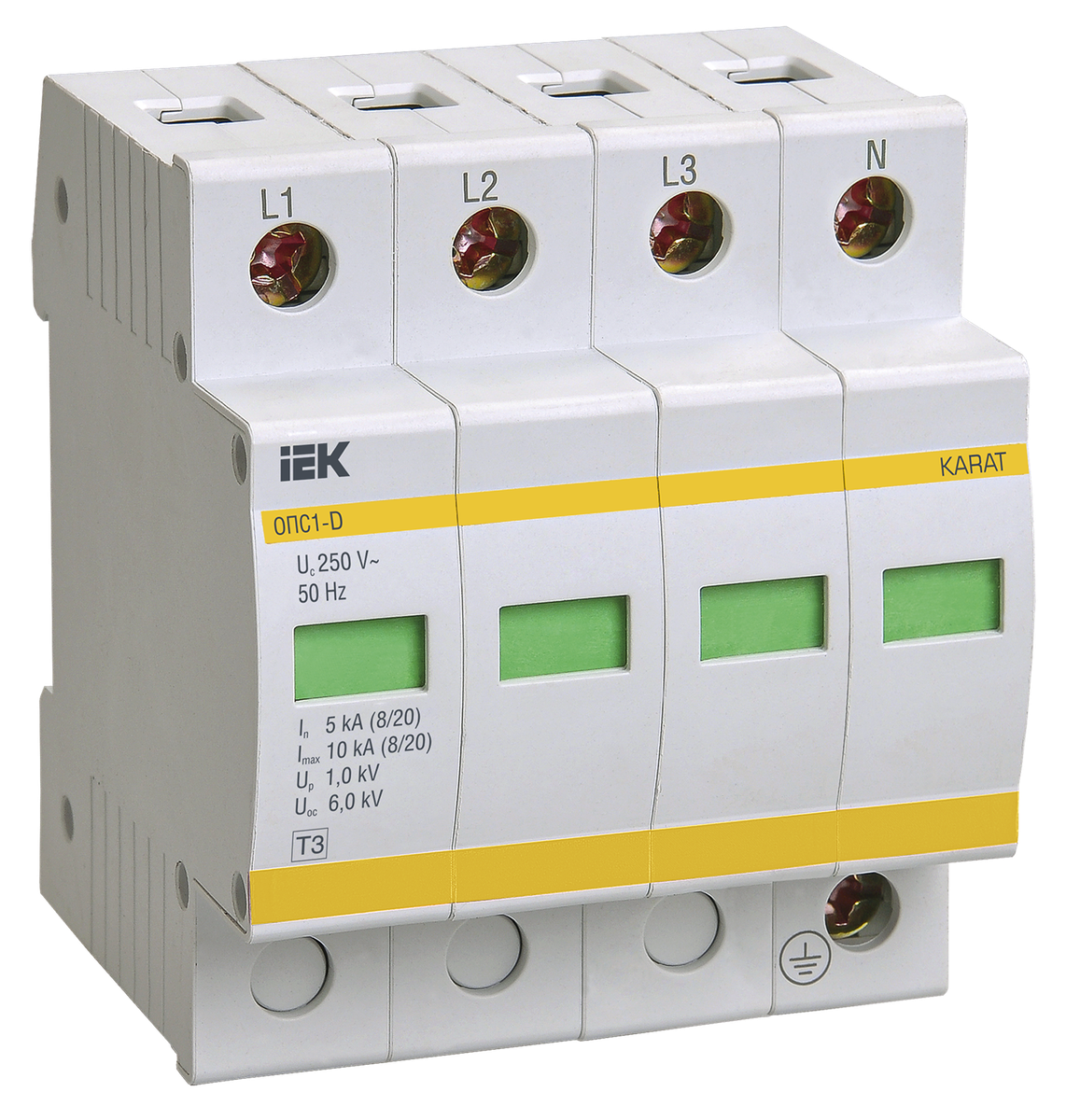 KARAT ОПС1-D УЗИП 4P In=5кА Un=230В Im=10кА IEK