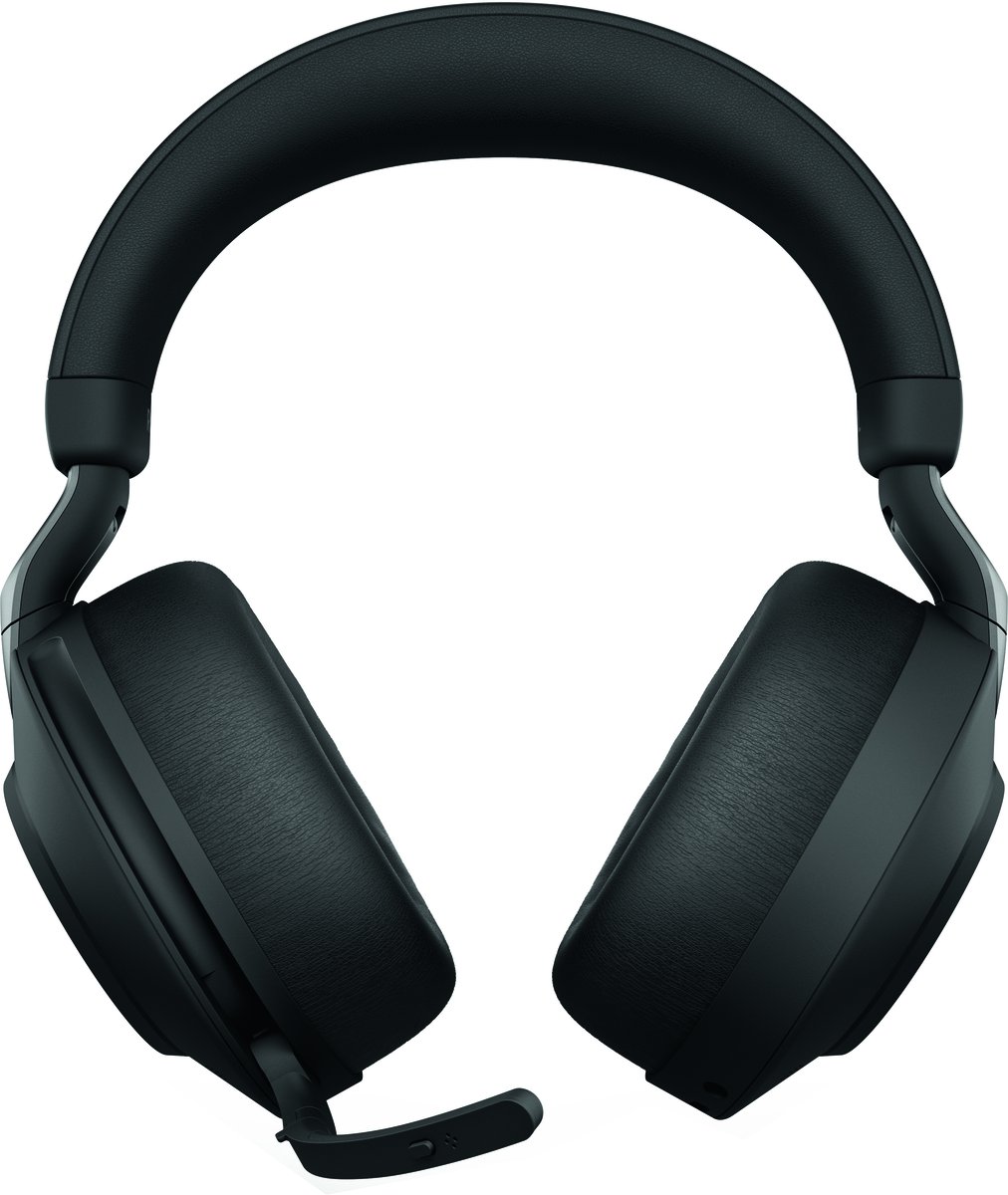 Беспроводные/проводные наушники Jabra Evolve2 85 MS Stereo черный, полноразмерные, Bluetooth + адаптер USB-A, до 37 ч