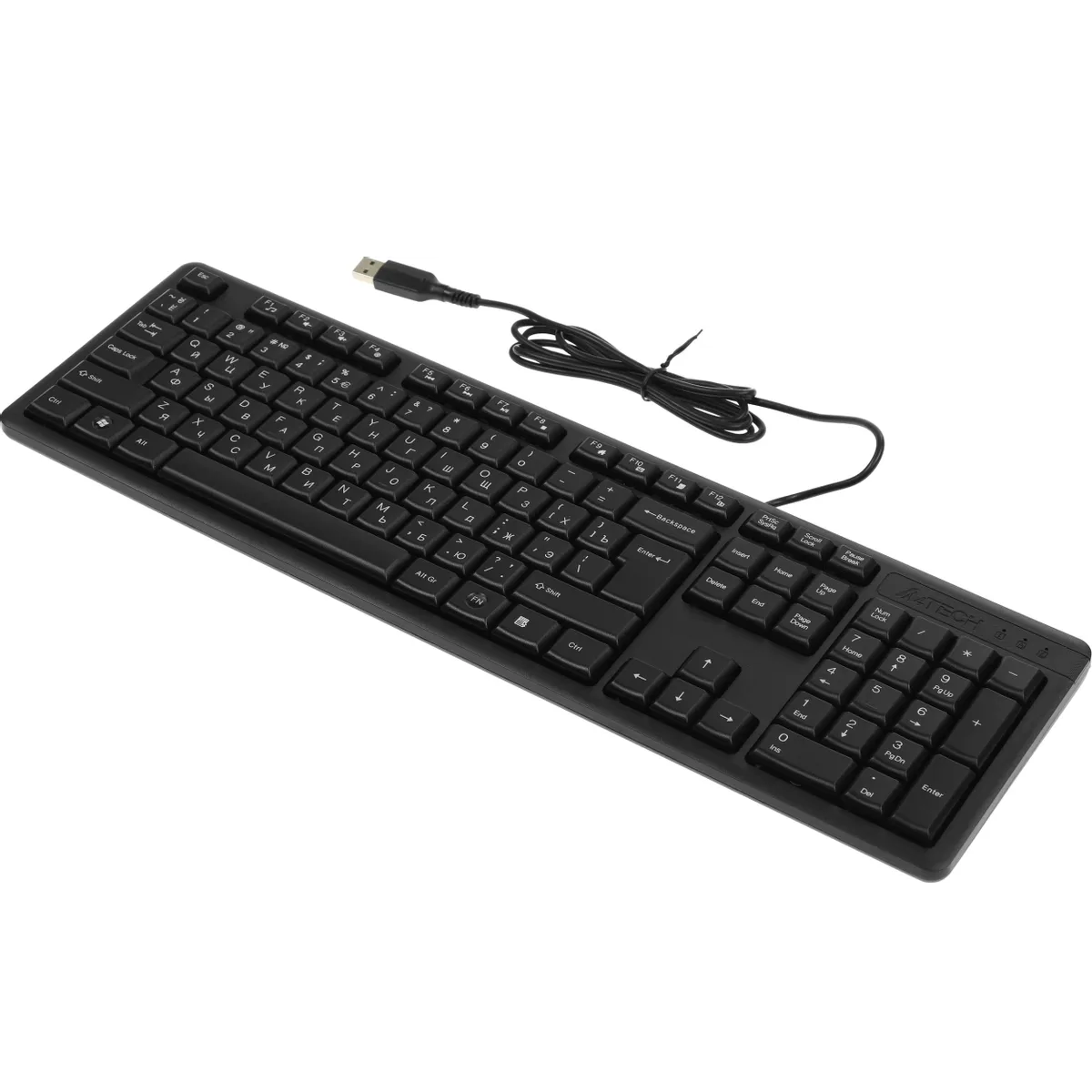 Клавиатура A4Tech KR-3 черный USB