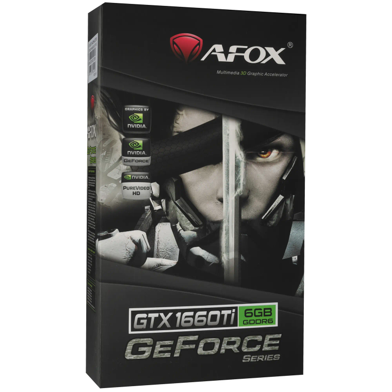 Видеокарта Afox PCI-E 3.0 AF1660TI-6144D6H4 NVIDIA GeForce GTX 1660TI 6Gb 192bit GDDR6 1500/12000 DVIx1 HDMIx1 DPx1 HDCP Ret