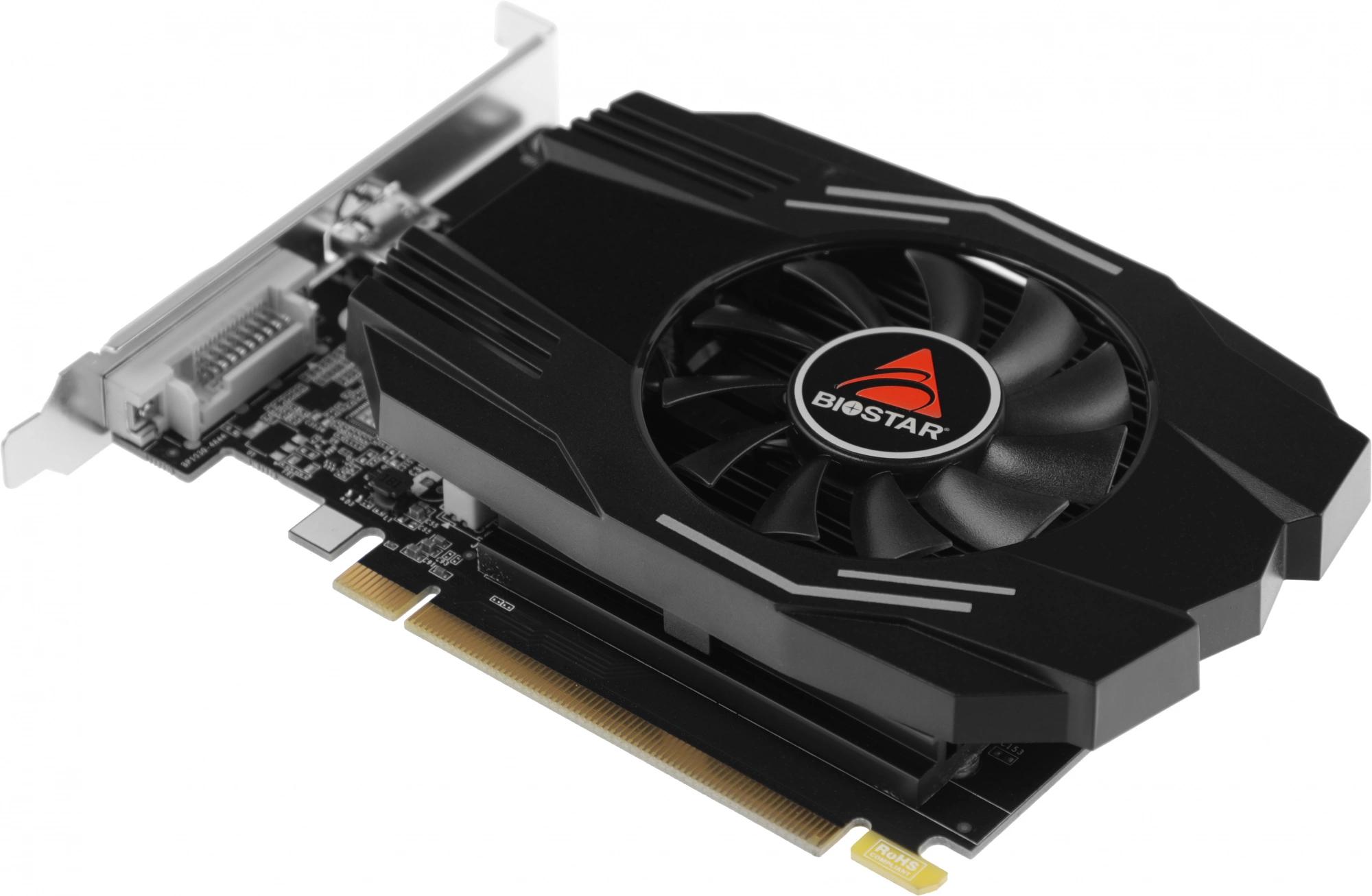 Видеокарта Biostar PCI-E 4.0 VN1034TB46 NVIDIA GeForce GT 1030 4Gb 64bit DDR4 1152/2000 DVIx1 HDMIx1 HDCP Ret [VN1034TB46]