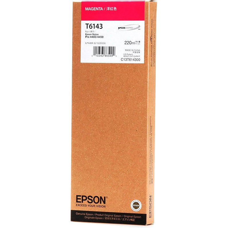 Картридж EPSON T6143 пурпурный повышенной емкости для Stylus Pro 4450