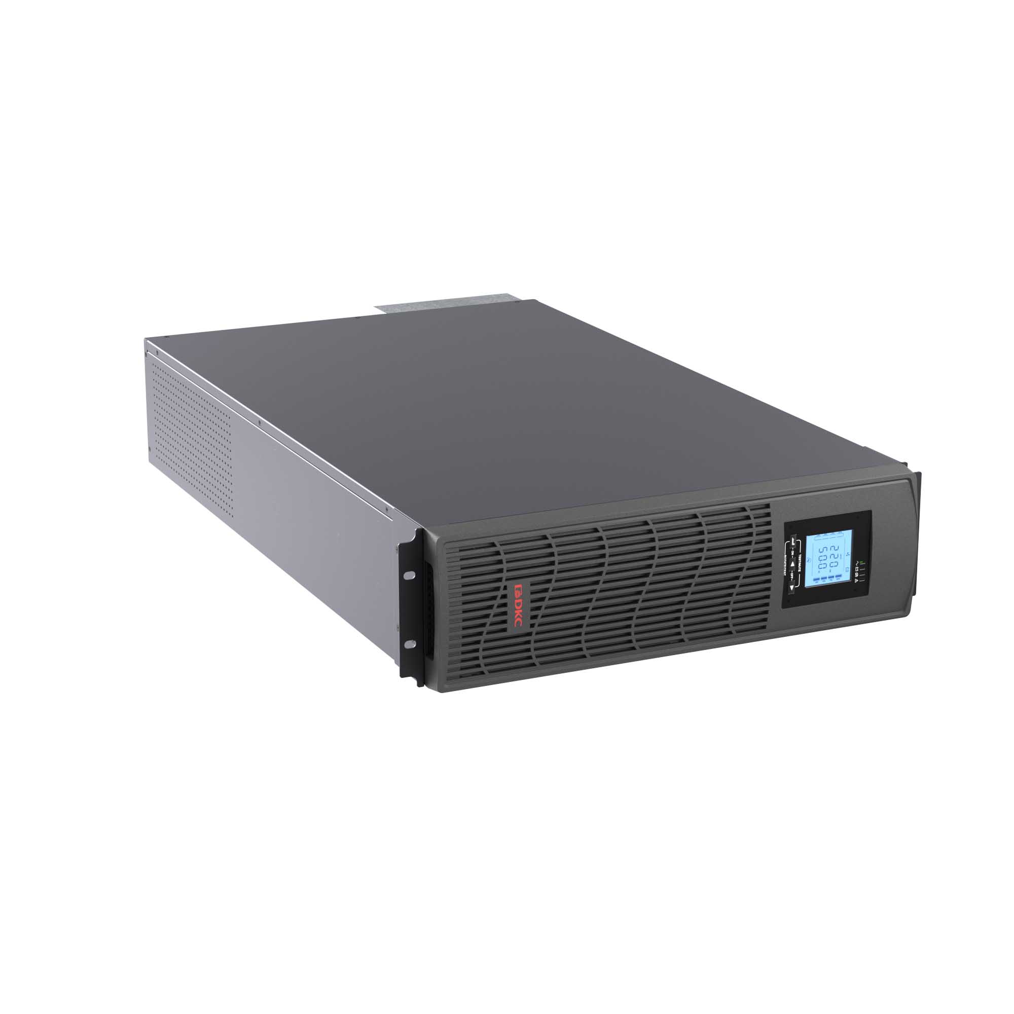 Онлайн ИБП ДКС серии Trio TM, 15 кВА/15 кВт, 1/1 или 3/1, EPO, USB, RS- 232, клеммная колодка, з/у 5А, без АКБ