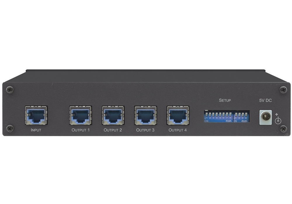 Усилитель-распределитель 1:4 HDBaseT; поддержка 4К60 4:2:0 [10-8046301090]