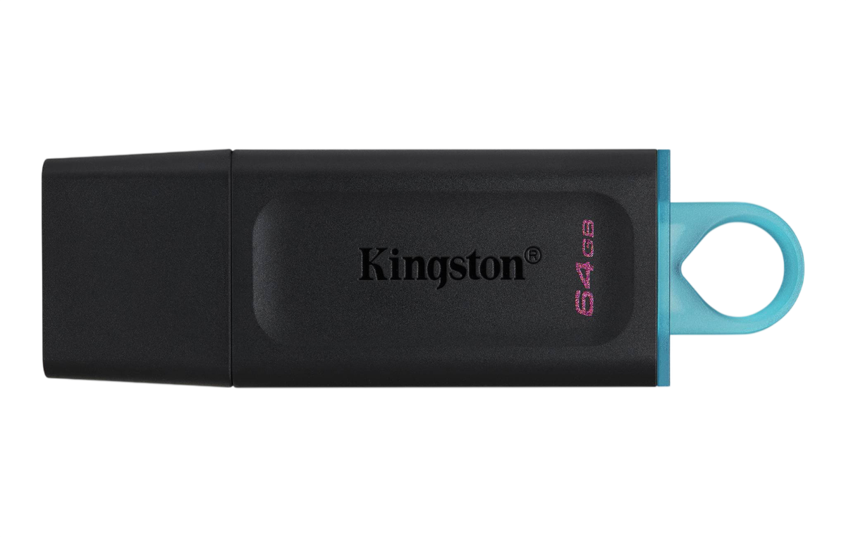 Флэш USB Kingston 64GB USB3.2 Gen 1 DataTraveler Exodia (Black + Teal 2 шт/ Kingston 64GB USB3.2 Gen 1 DataTraveler Exodia (Black + Teal 2 pcs