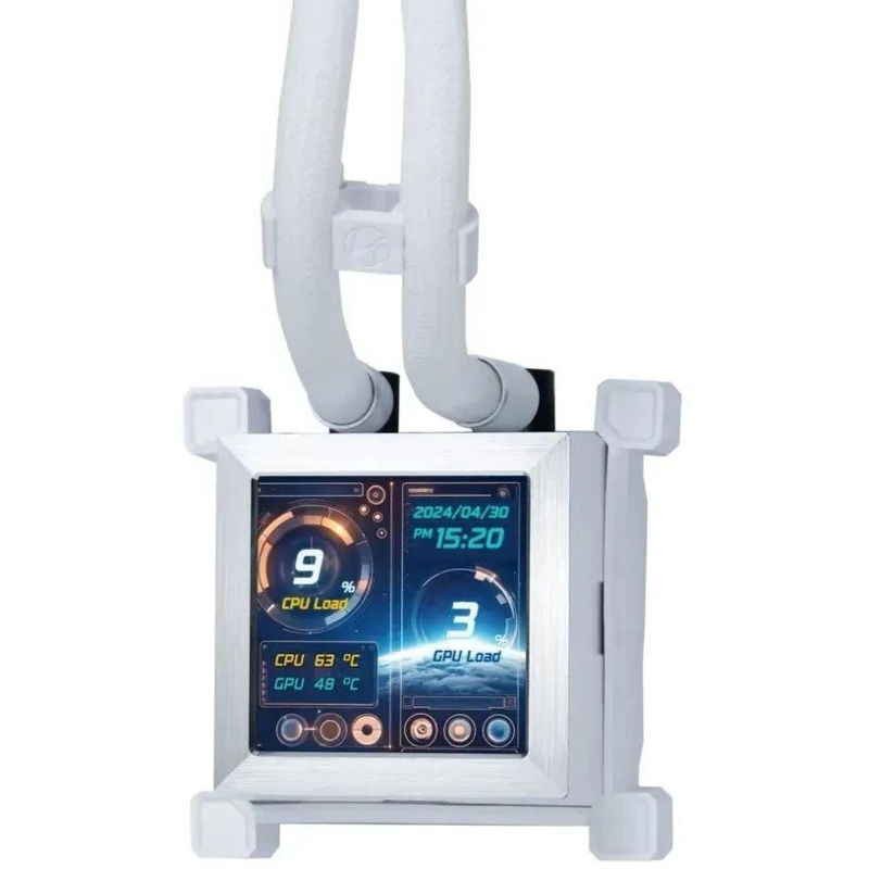 Система водяного охлаждения Lian-Li HydroShift LCD 360S Soc-AM5/AM4/1700/1851 белый 4-pin 29.8dB Al+Cu LCD 330W Ret (G89.GHSLCD36SW.R0) [G89.GHSLCD36SW.R0]