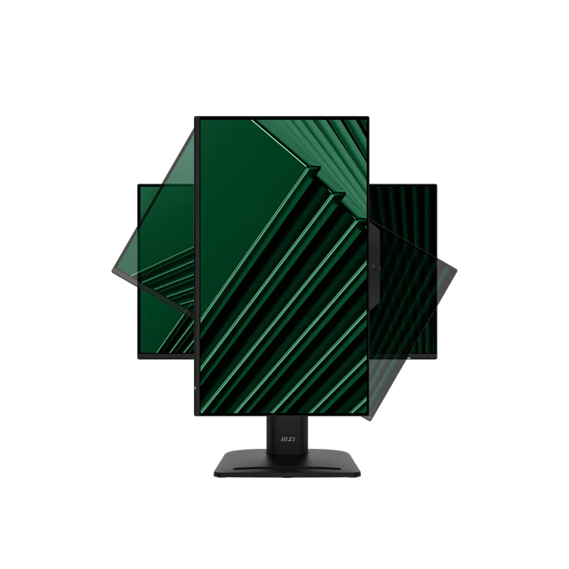 Монитор/ MSI PRO MP242PMG, 23.8"16:9, IPS, FHD, 4ms, 300cd, 120Hz, VGA, HDMI, DP, USB, SPK, CAM, HAS