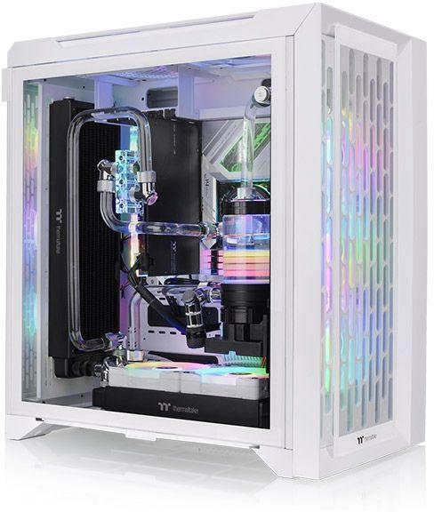Корпус Thermaltake CA-1X7-00F6WN-01 CTE C700 TG ARGB Snow/White/Win/SPCC/Tempered Glass*2/CT140 ARGB Fan*3/Brown Box