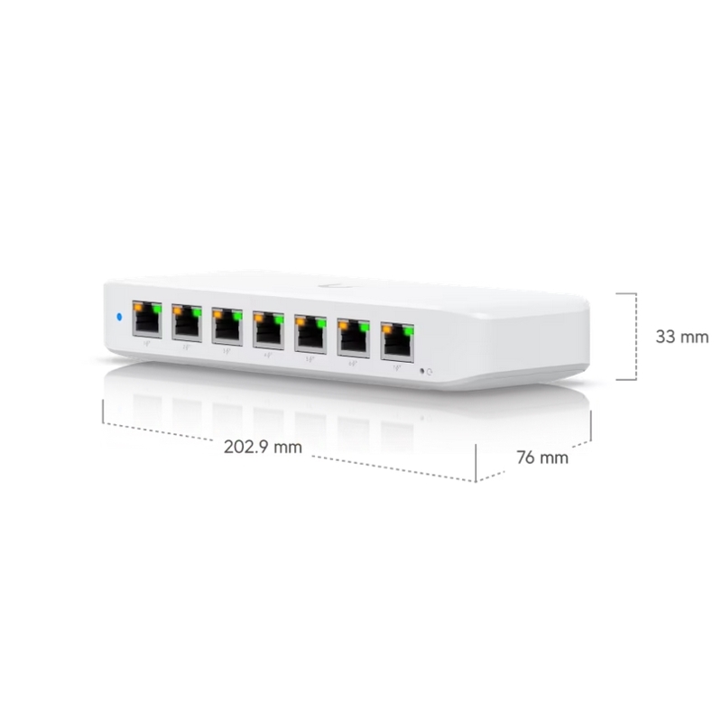 Коммутатор/ Compact, Layer 2, 8-port GbE PoE switch with versatile mounting options.