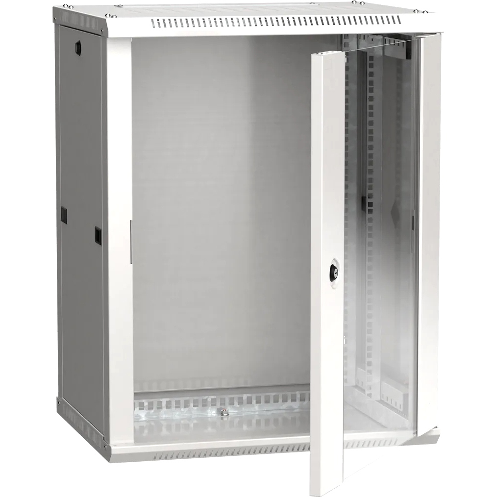 Шкаф коммутационный ITK Linea W (LWR3-18U64-GF) настенный 18U 600x450мм пер.дв.стекл 90кг серый  350мм  200град.  900мм IP