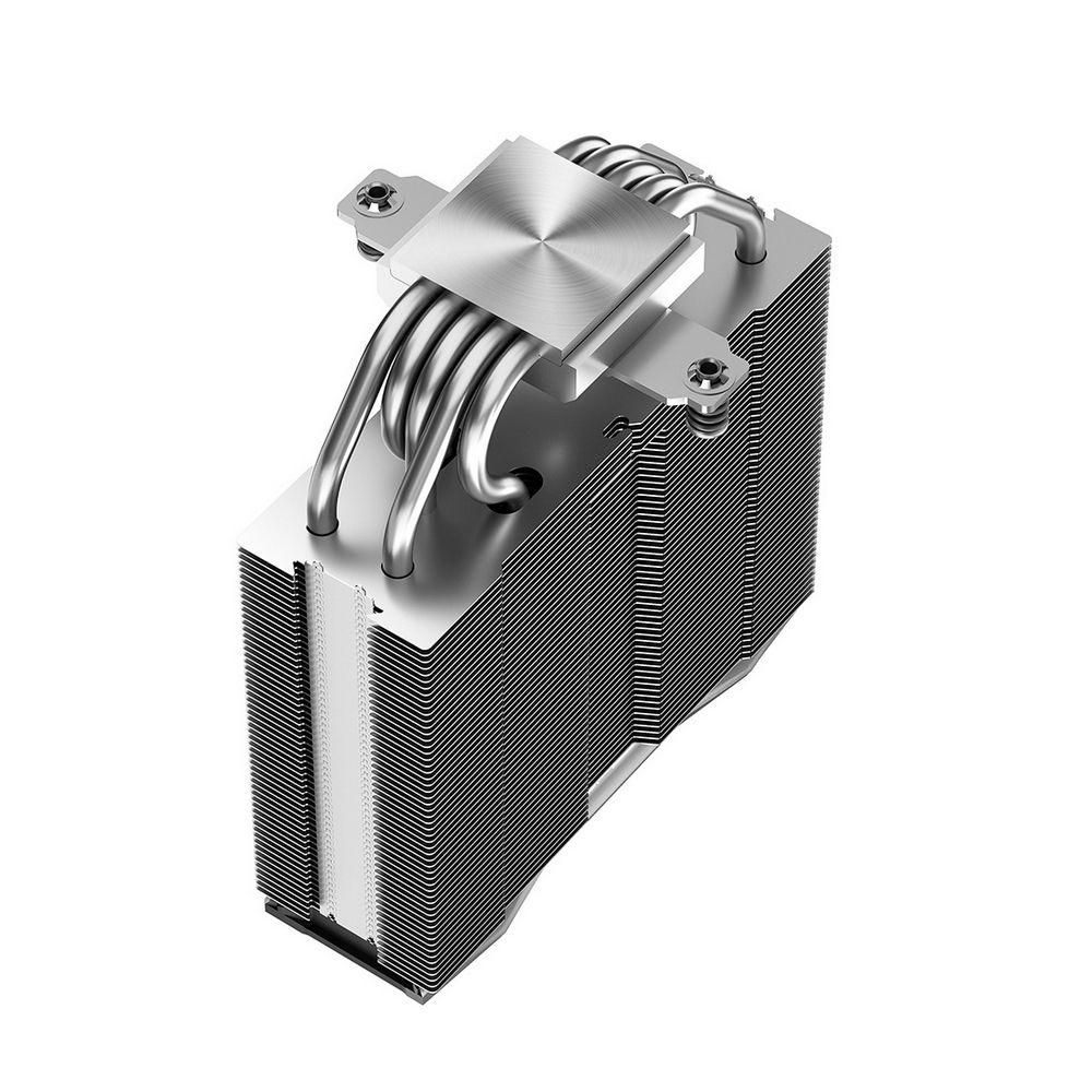 Вентилятор Deepcool AS500 PLUS RTL {6} (727071) (Height 164mm, 6mm x 5pcs, Fan 140mm*2, 500;1200RPM ±10%,  29.2 dB(A), 4-pin PWM, TDP 220W, Screw, Socket AMD AM4, Intel LGA 2066/2011-v3/2011/1700/1200/115x) {8}