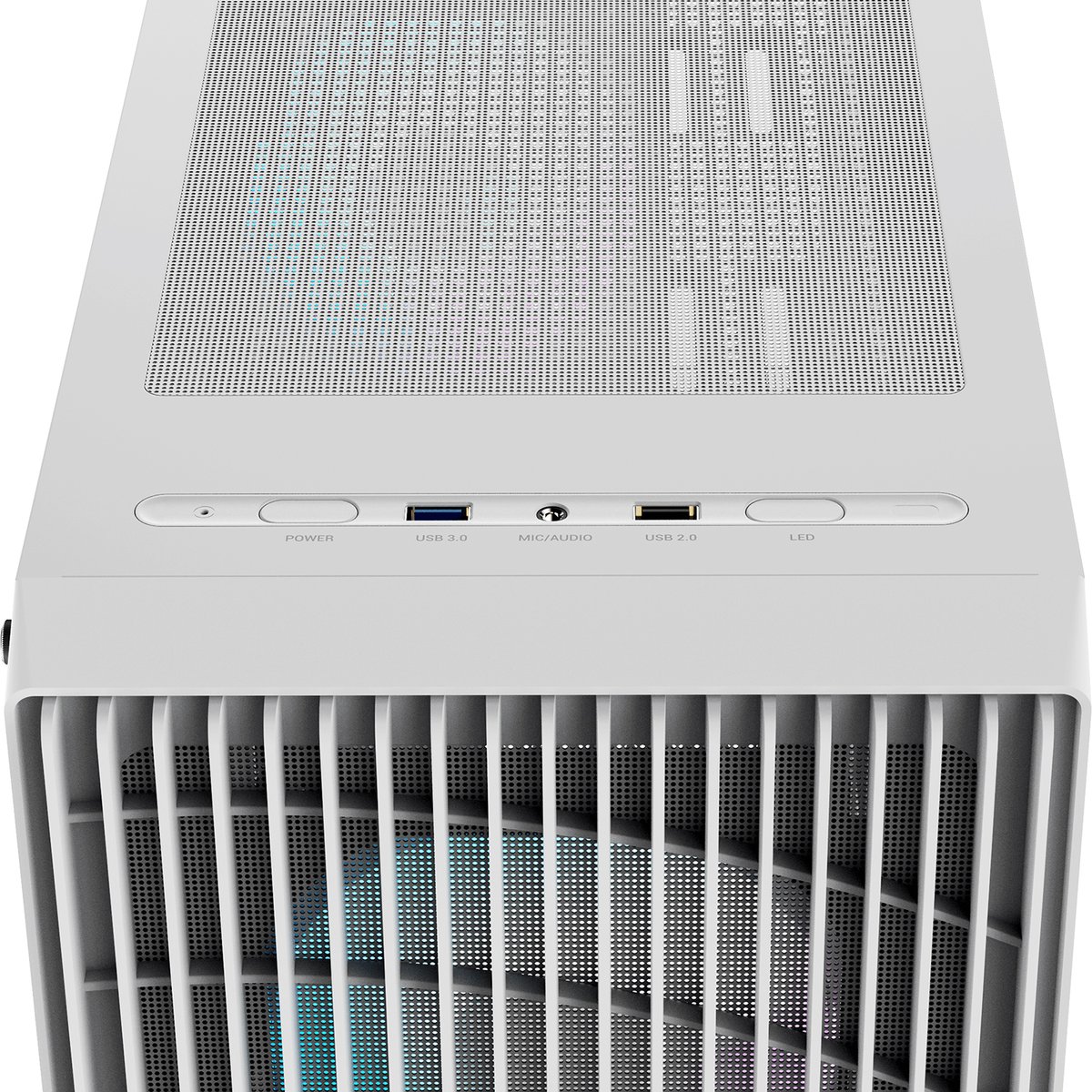 Корпус ПК без блока питания/ Case Ocypus Gamma C70 WH ARGB, Midi-Tower, TG, 4x120mm ARGB, 1xUSB-A 3.0 + 1xUSB 2.0, ATX, mATX, mITX White