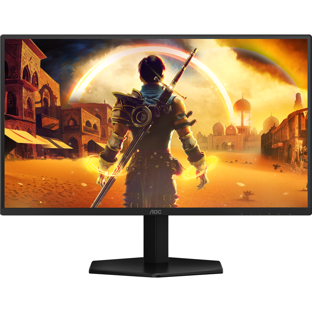 Монитор 24.5" AOC 25G42E IPS 1920x1080, 180 Гц, 1 мс, 16:9, 300 кд/м², HDMI 2.0, DP 1.4, 3.5 Jack, HDR10, Adaptive-Sync, VESA 100x100, черный