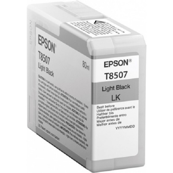 C13T850700 - Картридж струйный Epson C13T850700 Light Black T850700 UltraChrome HD 80ml