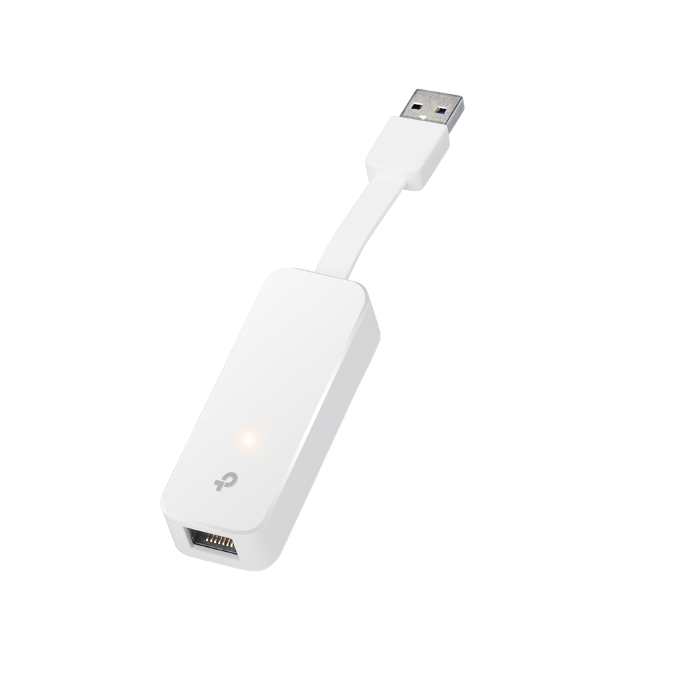 Сетевой адаптер TP-LINK UE300, USB 3.0 to Gigabit Ethernet Adapter, 1 port USB 3.0 connector and 1 port Ethernet port, UE300
