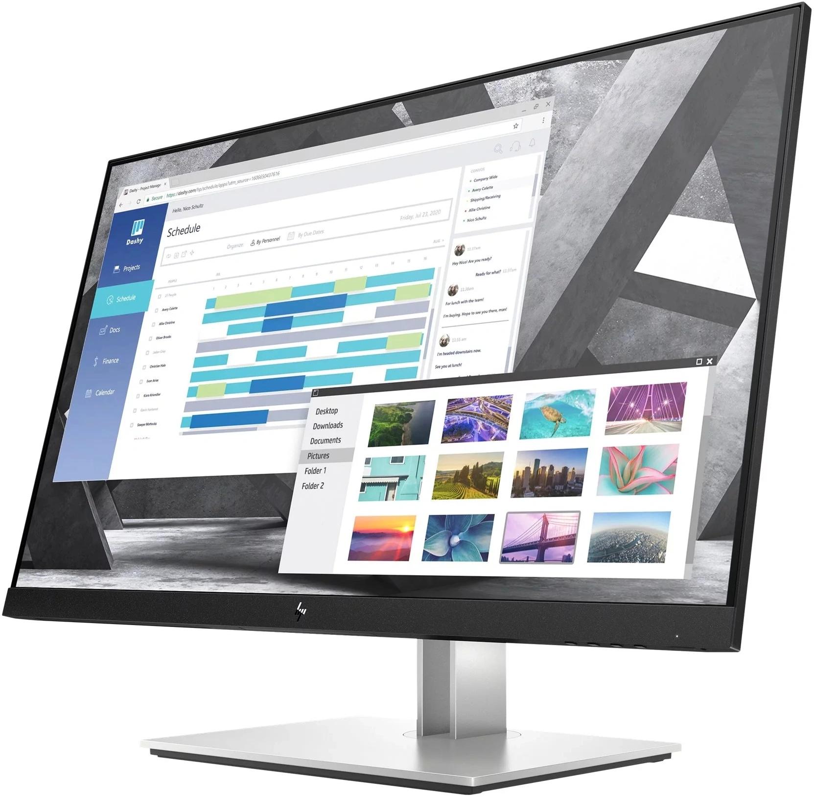 Монитор HP 27" E27q G4 черный IPS 5ms 16:9 HDMI матовая HAS Piv 250cd 178гр/178гр 2560x1440 75Hz VGA DP Quad 2K (1440p) USB 7кг