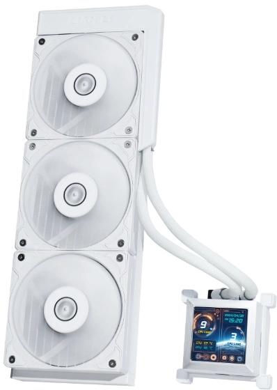Система водяного охлаждения Lian-Li HydroShift LCD 360S Soc-AM5/AM4/1700/1851 белый 4-pin 29.8dB Al+Cu LCD 330W Ret (G89.GHSLCD36SW.R0) [G89.GHSLCD36SW.R0]
