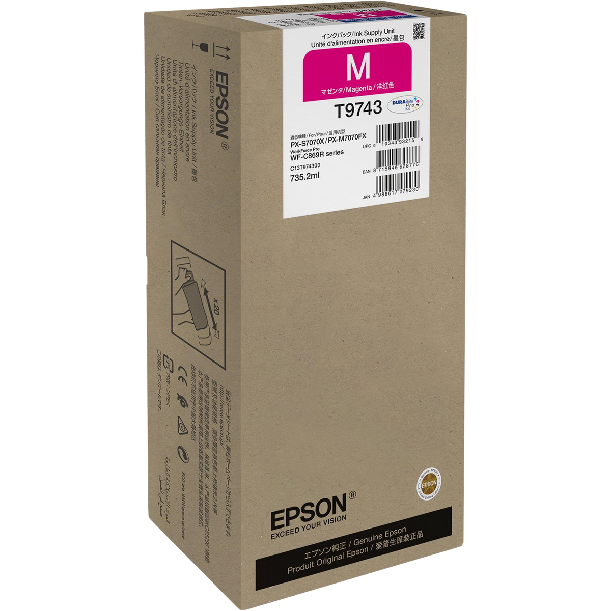 C13T97430N Epson  Картридж/ Epson  I/C  (m)  WF-C869R XXL