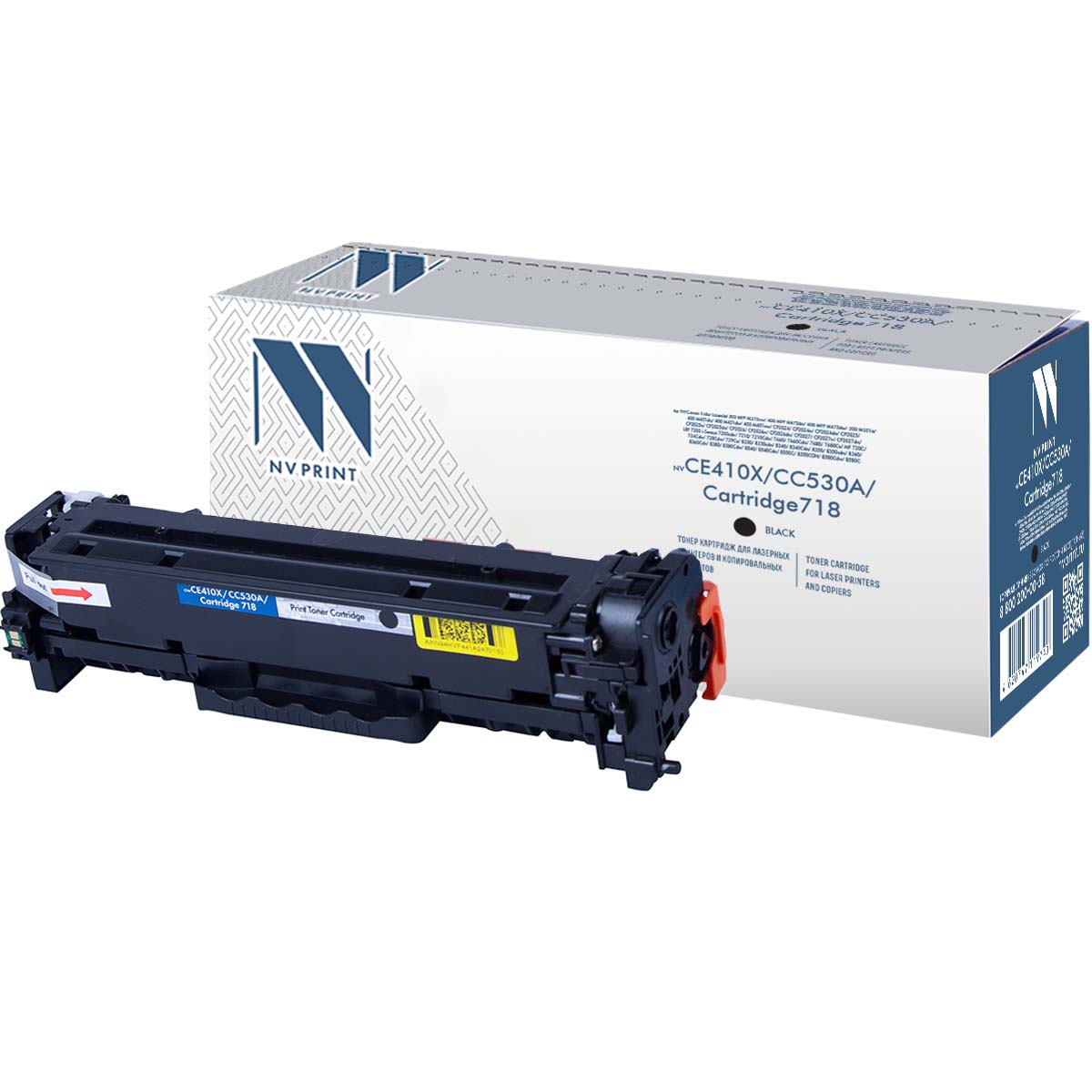 -/ Тонер-картридж NVP NV-CE410X/CC530A/NV-718 Black универсальные для HP/Canon Color LaserJet 300 MFP M375nw/ 400 MFP M475dn/ 400 MFP M475dw/ 300 M351a/ 400 M451dn/ 400 M451dw/ 400 M451nw/ CP2024/ CP2024n/ CP2024dn/ CP2025/ CP2025n/ CP2025dn/ CP2026/ CP2026n/ CP2026dn/ CP2027/ CP2027n/ CP2027dn/ LBP 7200 i-Sensys 7200cdn/ 7210/ 7210Cdn/ 7660/ 7660Cdn/ 7680/ 7680Cx/ MF 720C/ 724Cdw/ 728Cdw/ 729Cx/ 8330/ 8330cdn/ 8340/ 8340Cdn/ 8350/ 8350cdn/ 8360/ 8360Cdn/ 8380/ 8380Cdw/ 8540/ 8540Cdn/ 8550C/ 855