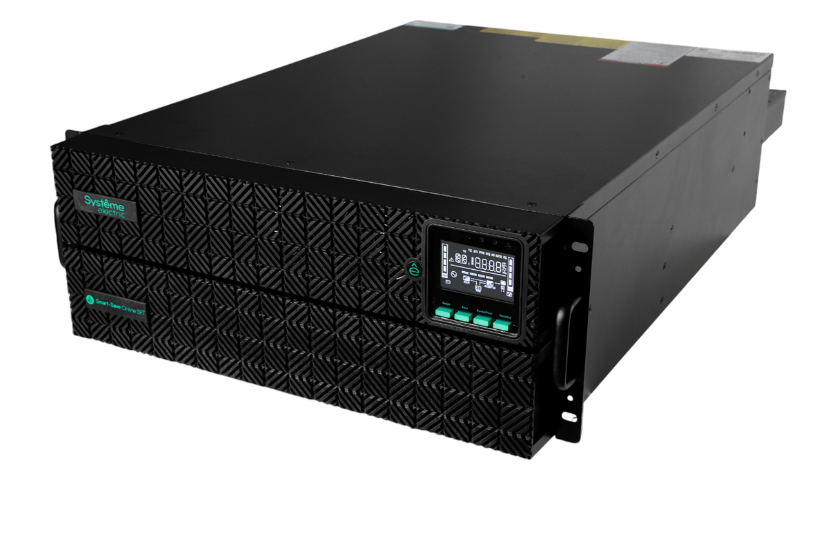 Источник бесперебойного питания Systeme Electric Smart-Save Online SRT, 10000VA/10000W, On-Line, Extended-run, Rack 2U+3U(Tower convertible), LCD, USB, RS-232, SNMP Intelligent Slot