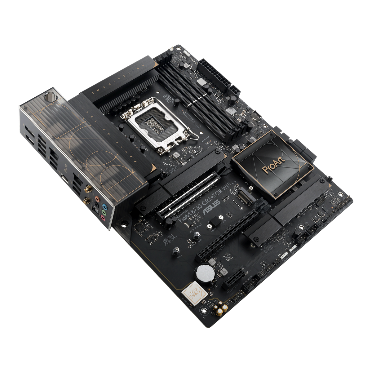 Материнская плата ASUS PROART B760-CREATOR WIFI LGA1700 ATX 4xDDR5 2xPCIEx16 PCIEx1 3xM.2 USB-C DP HDMI GLAN 2.5GLAN Wi-Fi 6 (90MB1FY0-M1EAY0)