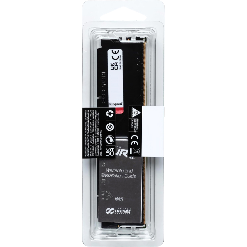 Память оперативная/ Kingston 32GB 6000MT/s DDR5 CL30 DIMM FURY Beast Black EXPO
