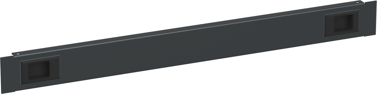 Фальш-панель ITK ZP-FP05-01U-H-G3-R шир.486.6мм выс.43.6мм черный