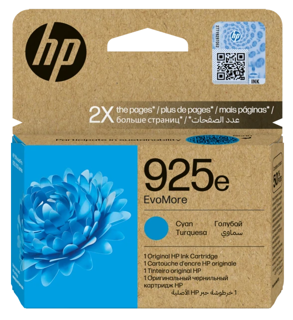Картридж/ Cartridge HP G25e EvoMore Cyan (for HP OfficeJet Pro 8123)