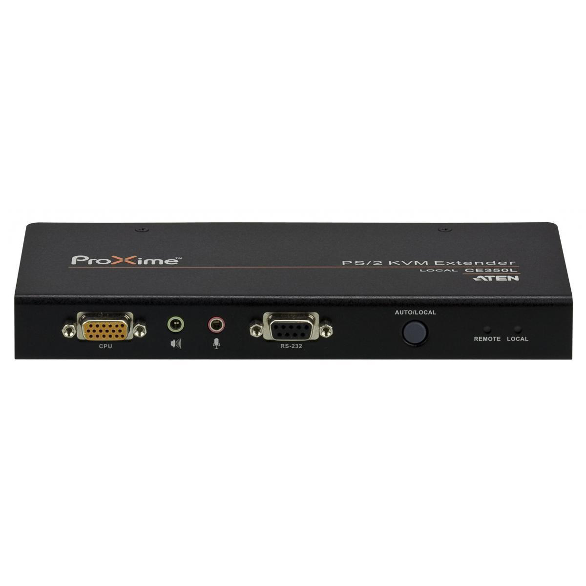 Удлинитель, SVGA+KBD&MOUSE PS/2+AUDIO+RS232, 150 метр., SPHD17+HD-DB15+2x6MINIDIN+2xMINI JACK+DB9, Female, c KVM-шнуром PS2x1.8м., Б.П. 220> 5.3V, (2 консоли;макс.разр. 1600х1200/150м 60Hz/1920x1200/30м 60Hz DDC2B защита ESD/перенапр.)/ PS/2 KVM EXTENDER W/1.8M W/230V ADP