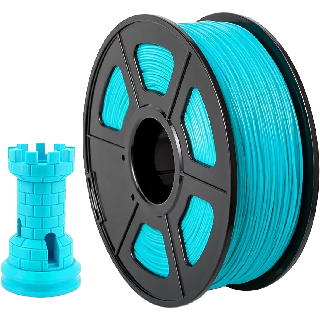 Филамент NV Print NV-3D-ABS-CYAN, ABS, 1.75мм, 1кг