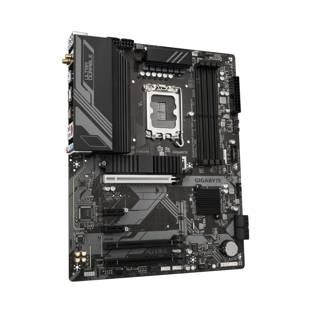 Материнская плата/ MB GIGABYTE INTEL Z790 s1700, 4xDDR5(192GB), HDMI 2.1/DP, 1xPCIe 5.0x16, 1xPCIe 4.0x16, 1xPCIe 3.0x16, 2xPCIe 3.0, 1xLAN (2.5GbE), Wi-Fi, BT, 4xSATA 6Gb/s, 3xM.2, 1xUSB-C, 5xUSB 3.2, 2xUSB 2.0, 1xPS/2, ATX